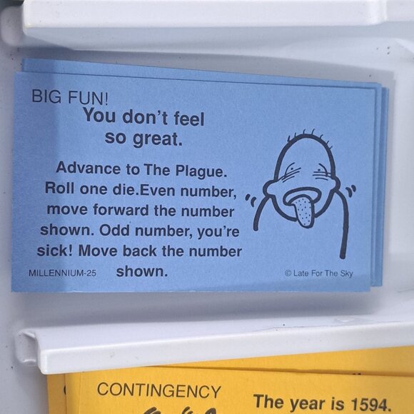 Millenniumopoly Board Game Good Condition Late for the Sky NO INSTRUCTIONS - Picture 4 of 13